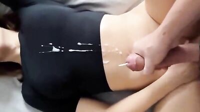 Teen gets nice cumshot